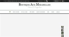 Desktop Screenshot of mirabelles.ca